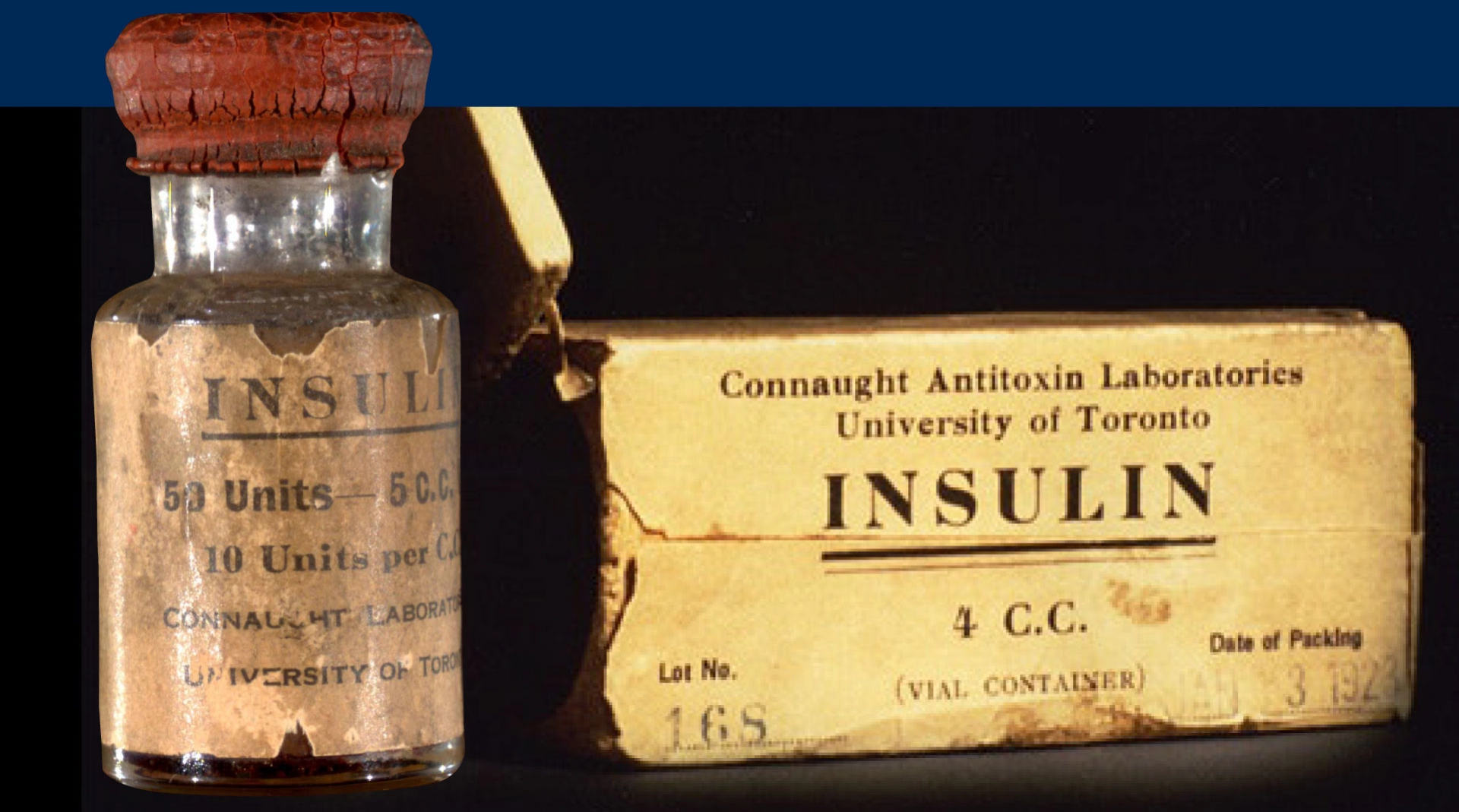 Exposição 100 anos da descoberta da insulina.